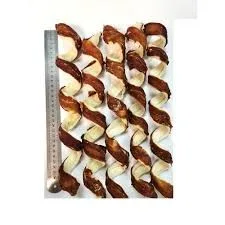 עצם ספירלה 35 ס"מ עטופה בבהשר ברווז לכלבים גדולים 1 ק"ג