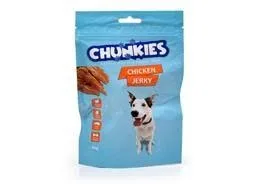 חטיף גרקי רצועות עוף אמיתיות מתאים לאילוף מופחת שומן מגיע באריזת חיסכון 500 ג"ר